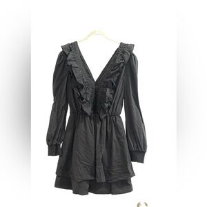 Strut & Bolt Women’s Black Ruffle Dress